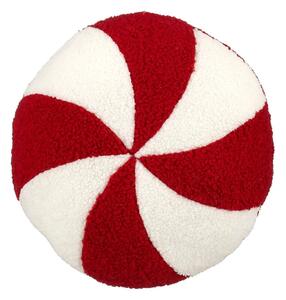 Χριστουγεννιάτικο Μαξιλάρι Fleece (Φ30) Edelman Candy Cane Red 1207364