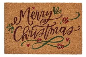 Χριστουγεννιάτικο Πατάκι Εισόδου (40x60) Edelman Merry Christmas Brown 1196617