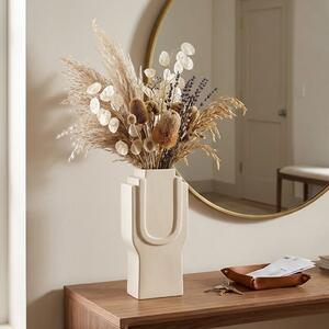 Διακοσμητικό Βάζο (15x9x34) K-M Off White AAE336090