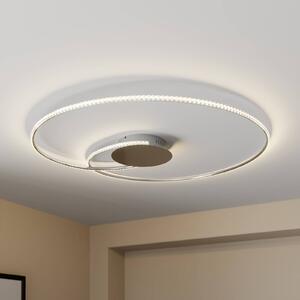 Lindby LED φωτιστικό οροφής Joline, κρύσταλλα, 90 cm, μέταλλο