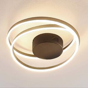 Lindby Davian LED φωτιστικό οροφής, dimmable, ορειχάλκινο