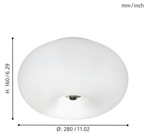 EGLO 86811 - Φως οροφής OPTICA 2xE27/60W