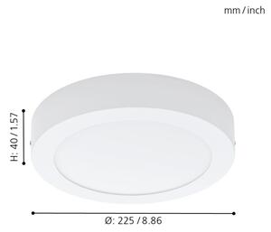 Eglo 94075 - Φως οροφής LED FUEVA 1 LED/16,47W/230V