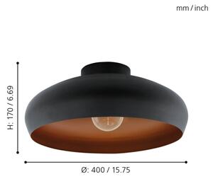 Eglo 94547 - Φως οροφής MOGANO 1xE27/60W/230V