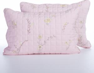 Ζεύγος Μαξιλαροθήκες Καπιτονέ (52x72) Nef-Nef Homeware Smart Irida Pink