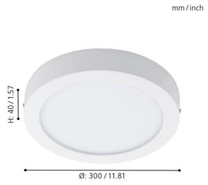 Eglo 96168 - Φως οροφής μπάνιου LED FUEVA 1 LED/22W/230V IP44