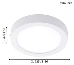 Eglo 96669 - Φωτιστικό οροφής dimmer LED RGB FUEVA-C LED/15,6W/230V BT