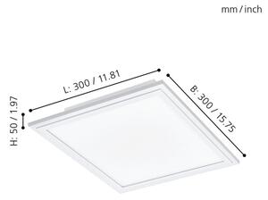 Eglo 96662 - LED Φως dimmer SALOBRENA-C LED/16W + τηλεχειριστήριο