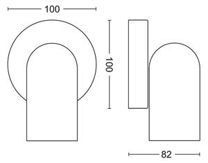 Philips 50581/31/PN - Φωτιστικό σποτ MYLIVING PONGEE 1xGU10/5,5W/230V