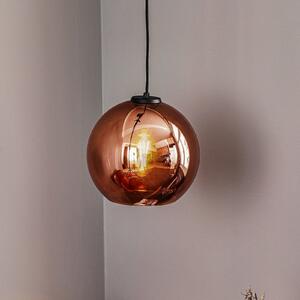 Nowodvorski Lighting Κρεμαστό φωτιστικό Polaris, καθρέφτη γυαλί, χαλκός, ρυθμιζόμενος, Χαλκού, Σαλόνι / τραπεζαρία, Μέταλλο, σύγχρονο
