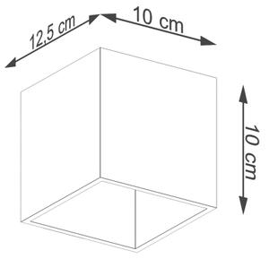 Sollux SL.0058 - Φωτιστικό τοίχου QUAD 1 1xG9/8W/230V γκρι