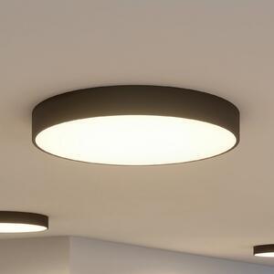 Arcchio Φωτιστικό οροφής LED Noabelle, Ø 80 cm, μαύρο, μέταλλο, ρυθμιζόμενος, Μαύρο, Κουζίνα, Μέταλλο, σύγχρονο