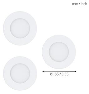 Eglo 32881-ΣΕΤ 3x LED RGB Κρεμαστό φωτιστικό οροφής dimming FUEVA-C 1xLED/3W/230V