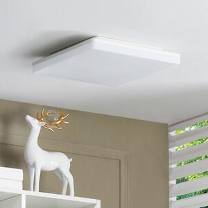 PRIOS Φωτιστικό οροφής Prios Artin LED, γωνιακό, 28 cm, Λευκό, Μπάνιο, Πλαστικό, σύγχρονο