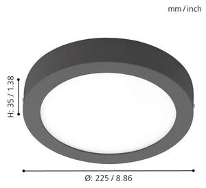 Eglo 98173 - Φως εξωτερικού χώρου dimmer LED ARGOLIS-C LED/16,5W/230V IP44