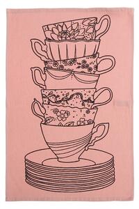Πετσέτα Κουζίνας (40x60) Nef-Nef Homeware My Cup Of Tea Rose