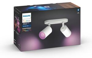 Philips 50632/31/P7 - LED RGBW Φωτιστικό σποτ Hue FUGATO 2xGU10/5,7W/230V