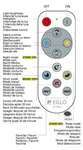 Eglo 98292 - Φως οροφής dimmer LED FUEVA-A LED/14W/230V + RC