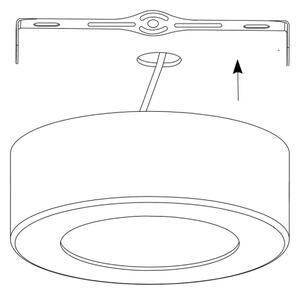 Eglo 98559 - Φως οροφής dimmer LED RGB FUEVA-C LED/21W/230V