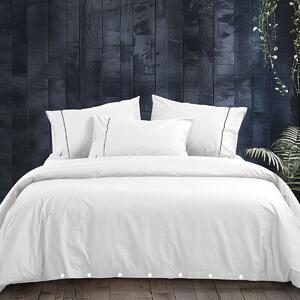 Παπλωματοθήκη Υπέρδιπλη (Σετ 240x220) Nautica By Nef-Nef Homeware Nau Wave Solid Λευκό