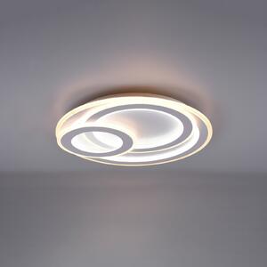 Trio Lighting Φωτιστικό οροφής LED Mita με τηλεχειριστήριο, CCT, στρογγυλό, ρυθμιζόμενος, Λευκό, Σαλόνι / τραπεζαρία, Μέταλλο, σύγχρονο