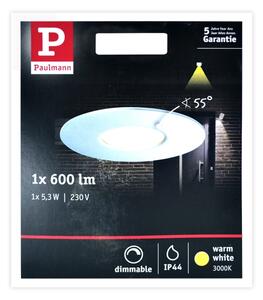 Paulmann 79668 - LED/5,3W IP44 Χωνευτό φως μπάνιου HOUSE 230V