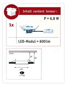 Paulmann 79668 - LED/5,3W IP44 Χωνευτό φως μπάνιου HOUSE 230V