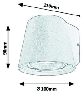 Rabalux - Φως τοίχου εξωτερικού χώρου 1xGU10/35W/230V IP54 λευκό