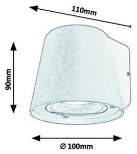 Rabalux - Φως τοίχου εξωτερικού χώρου 1xGU10/35W/230V IP54 λευκό