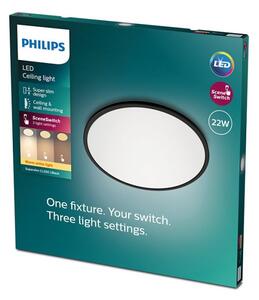 Philips - Φωτιστικό οροφής LED Dimmable SUPERSLIM SCENE SWITCH LED/22W/230V