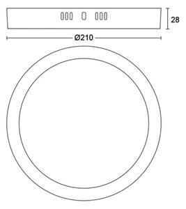 Philips - LED Φωτιστικό οροφής MAGNEOS LED/12W/230V 2700K μαύρο