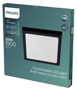 Philips - LED Φωτιστικό οροφής MAGNEOS LED/20W/230V 2700K μαύρο