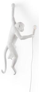 SELETTI Monkey Lamp LED διακοσμητικό φωτιστικό τοίχου λευκό, αριστερά