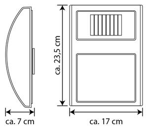 Spot-Light 6710502 - LED Ηλιακός αριθμός οικίας LED/3x0,1W/2,4V IP44