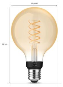 Λαμπτήρας Dimming LED Philips Hue WHITE FILAMENT G93 E27/7,2W/230V 2100K