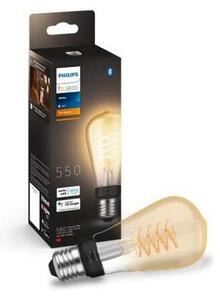 LED Dimmable λάμπα Philips Hue WHITE FILAMENT ST64 E27/7W/230V 2100K