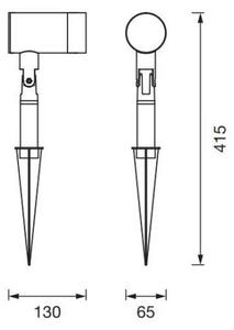 Ledvance - Λάμπα εξωτερικού χώρου ENDURA CLASSIC 1xGU10/35W/230V IP54