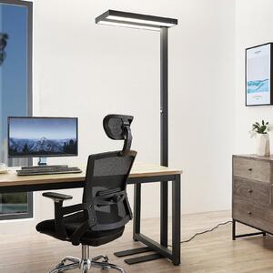 Arcchio LED-Stehleuchte Logan Pro, μαύρο, αισθητήρας, ρυθμιζόμενη ένταση, ρυθμιζόμενος, Μαύρο, Μελέτη / Γραφείο, Αλουμίνιο, σύγχρονο