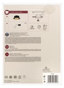 Paulmann 93404 - ΣΕΤ 3xLED/6,5W IP44 Dimmable φωτιστικά μπάνιου COLE 230V