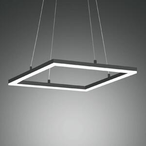 LED κρεμαστό φωτιστικό Bard 42x42 cm, ανθρακί