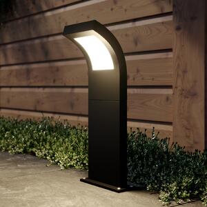 Arcchio Προβολέας LED Advik, IP65, 60 cm, ανθρακί, μέταλλο, Μαύρο, Αλουμίνιο, σύγχρονο