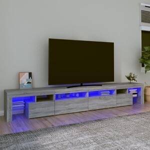 VidaXL Έπιπλο Τηλεόρασης με LED Γκρι Sonoma 260x36,5x40 εκ