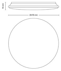 Philips - LED Dimmable φωτιστικό οροφής WINCEL LED/40W/230V 2700-6500K + RC