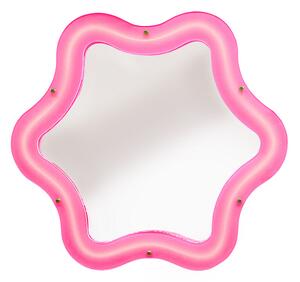 Seletti - Supercurve Mirror w/Bright Frame 85,5x77,5x4 Ροζ/Mirror Seletti