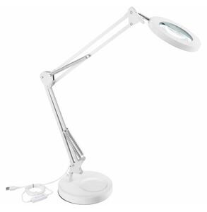 Extol - Επιτραπέζια λάμπα dimming LED με ένα magnifying Γυαλί LED/8W/5V 2900/4500/7500K λευκό