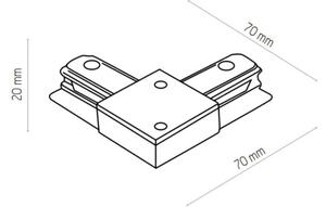 Zuma Line 3018 - Σποτ για σύστημα ράγας REFLEKTOR 8xGU10/10W/230V