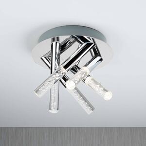 Φωτιστικό οροφής LED Flush Bubbles IP44, πέντε φλογών