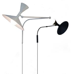 Nemo Lampe de Marseille Φωτιστικό τοίχου, μαύρο, Μαύρο, Σαλόνι / τραπεζαρία, Μέταλλο