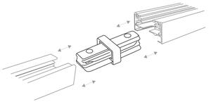 Zuma Line 3018 - Σποτ για σύστημα ράγας REFLEKTOR 8xGU10/10W/230V