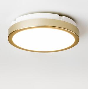 Brilagi - Φωτιστικό οροφής μπάνιου LED PERA LED/18W/230V διάμετρος 22 cm IP65 χρυσαφί